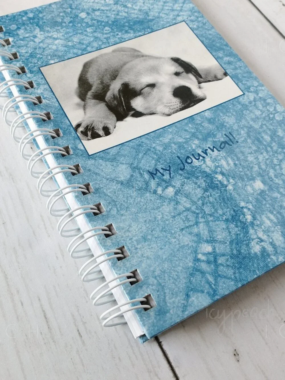 Markings by CR Gibson Hardcover Journal Labrador Spiral Bound Notebook Lined Dog